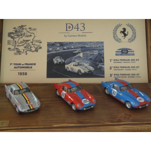 Cofanetto Ferrari 250 GT TdF Tour da France 1958 - Special Built 1:43 